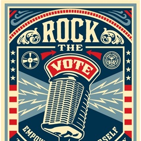 Rock The Vote by Shepard Fairey