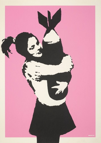 Bomb Hugger (Bomb Love) (Unsigned) by Banksy