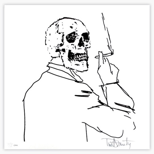 Skullman Smoking  by Tim Armstrong