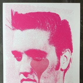 Elvis First Photo, 1954 (Pink Heart) by Pure Evil