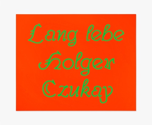 Lang Lebe Holger Czukay  by Jeremy Deller
