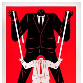 Little Big Man Putin / Trump (Red) by Cleon Peterson