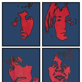 Four Giant Beatles by Shepard Fairey