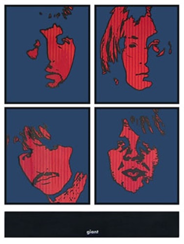 Four Giant Beatles  by Shepard Fairey