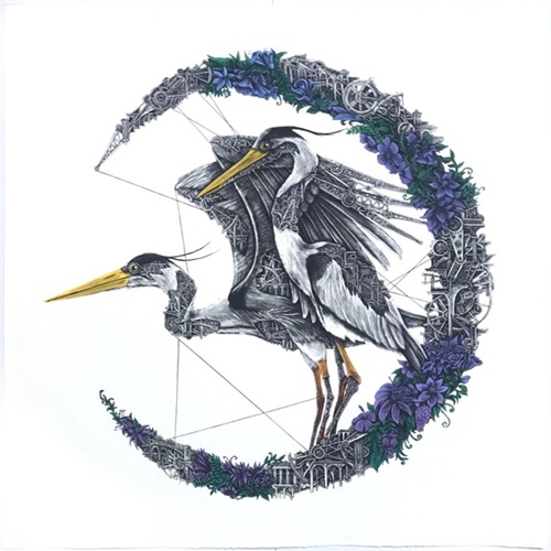 Heron Mechanimal (Purple Moon) by Ardif