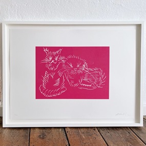 Cats (Pink) by Ai Weiwei