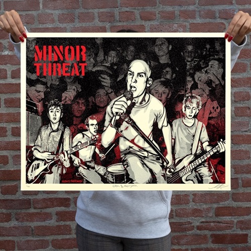 Just A Minor Threat  by Shepard Fairey