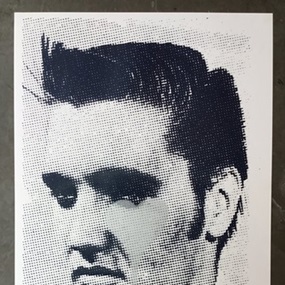 Elvis First Photo, 1954 (Silver Heart) by Pure Evil