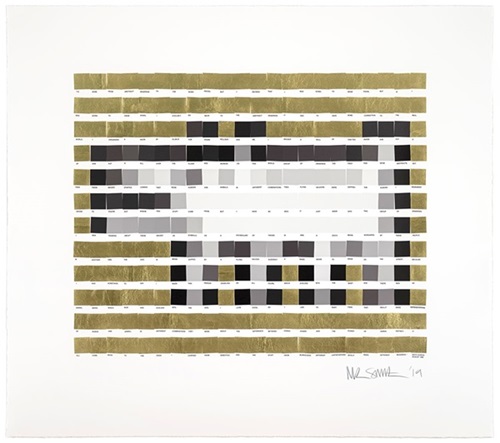 Haring Dog (Gold) by Nick Smith