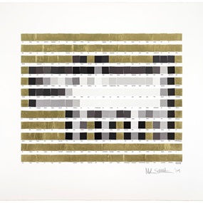 Haring Dog (Gold) by Nick Smith