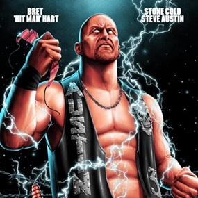 WrestleMania 13: Stone Cold Steve Austin vs. Bret Hart by Matt Ryan Tobin