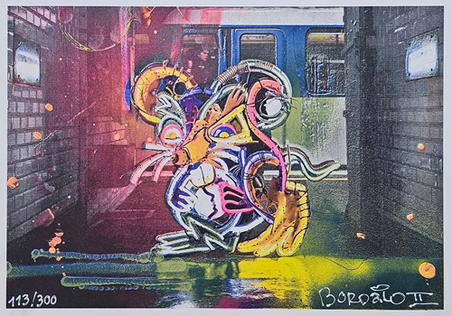 Lighted Rat (First Edition) by Bordalo II