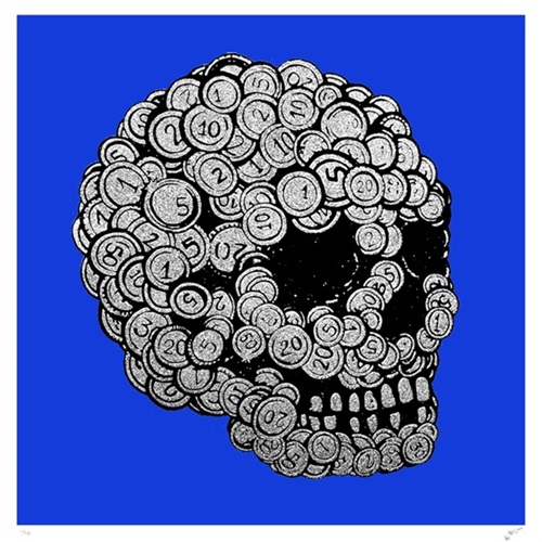 Calavera (Blu) by Bastardilla