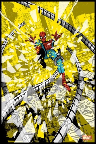 Spider-Man vs Doctor Octopus (Foil Variant) by Raid71