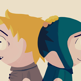 Tweek And Craig by Nan Lawson