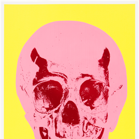 Till Death Do Us Part (Heaven - Lemon Yellow Pigment, Pink, Chilli Red) by Damien Hirst
