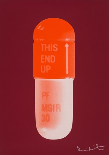 The Cure (Sienna Red / Tangerine / Light Tangerine) by Damien Hirst