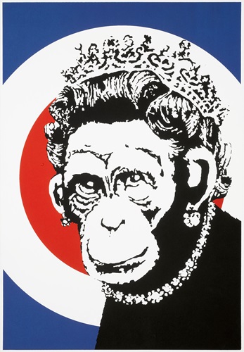 Monkey Queen (Unsigned) by Banksy