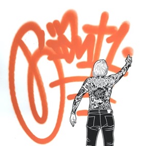 OG Tag (Orange) by Mike Giant