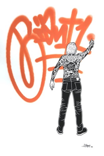 OG Tag (Orange) by Mike Giant