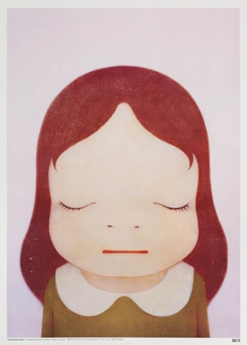 Cosmic Girl (Eyes Closed)  by Yoshitomo Nara