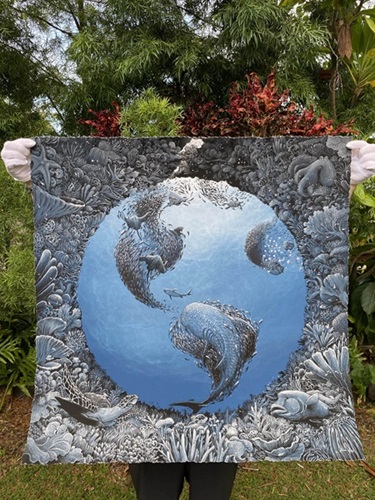 Planet Coral (Blue Variant) by Kerby Rosanes