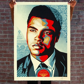 Muhammad Ali - Heavyweight Ideals (Large Format) by Shepard Fairey