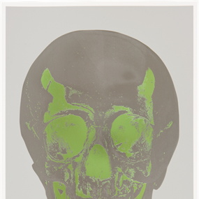 Till Death Do Us Part (Dove - Grey, Gunmetal, Leaf Green) by Damien Hirst