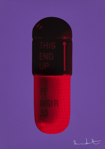 The Cure (Papal Purple / Burgundy / Blood Orange) by Damien Hirst