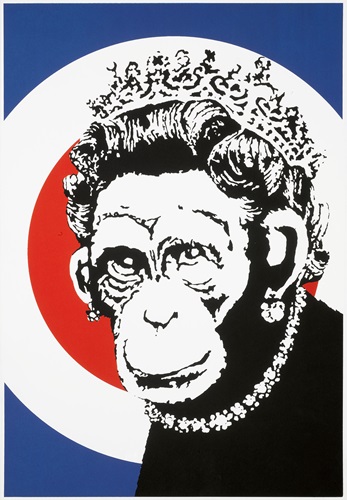 Monkey Queen (Signed) by Banksy