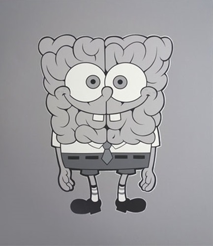 Sponge Brain (Mono) by Emilio Garcia