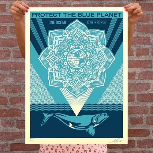 Protect The Blue Planet (First Edition) by Shepard Fairey