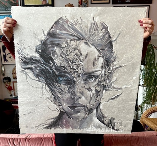 La Cage et L’Encre Noire (Black Ink)  by Sandra Chevrier