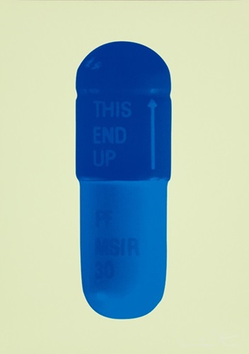 The Cure (Sherbert Green / Royal Blue / Ocean Blue) by Damien Hirst