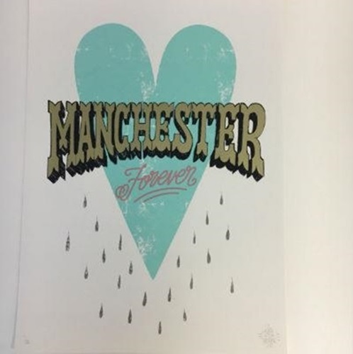 Manchester Forever (Teal) by Word To Mother