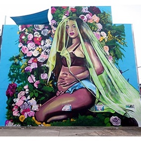 Beyonce Mural by Lushsux