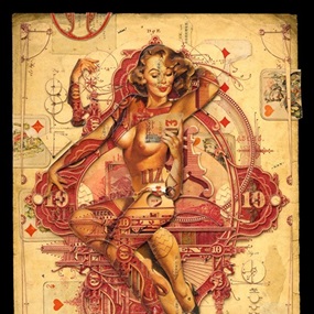 Arcturus (Hand-Cut Collage Reproduction) by Handiedan