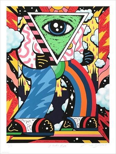 Electric Eye (Hand-Embellished) by Mac Blackout
