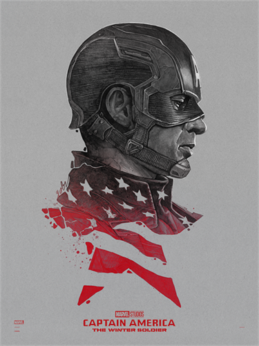 Captain America: The Winter Soldier "Cap Vs." (Variant) by Gabz