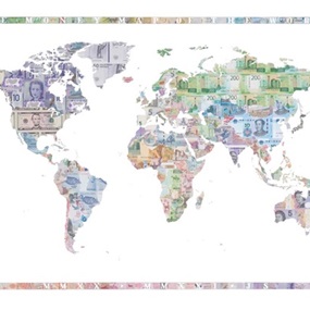 Money Map of the World MMXX - MMXXI by Justine Smith