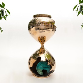 Hourglass (Bronze) by Daniel Arsham