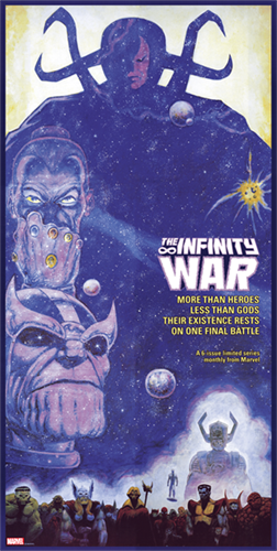 Infinity War (Acrylic) by Jim Starlin