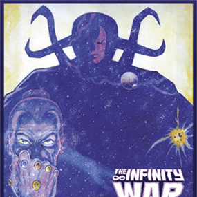 Infinity War (Acrylic) by Jim Starlin