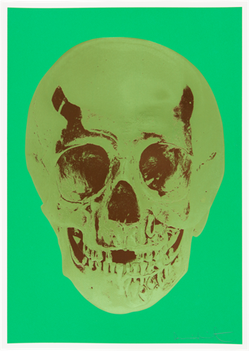Till Death Do Us Part (Viridian - Leaf, Green, Chocolate) by Damien Hirst
