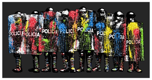 Paint Bomb Policia (Night Riot Black) by K-Guy
