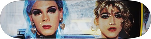Misty And Jimmy Paulette (Skate Deck) by Nan Goldin