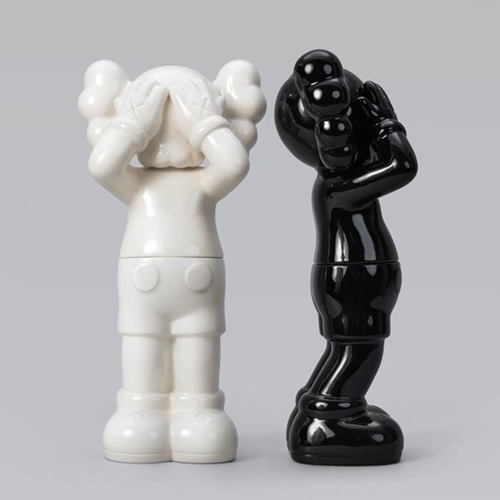 KAWS Ceramic Teapot Black