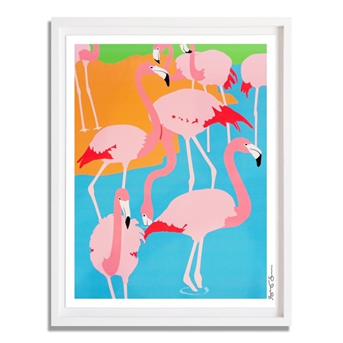 Flamingos  by Shelby And Sandy