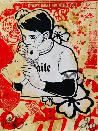 Bunny Boy (III (10 Ways)) by Faile