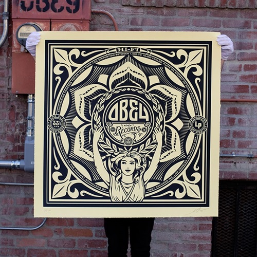 Lotus Woman (Large Format) by Shepard Fairey